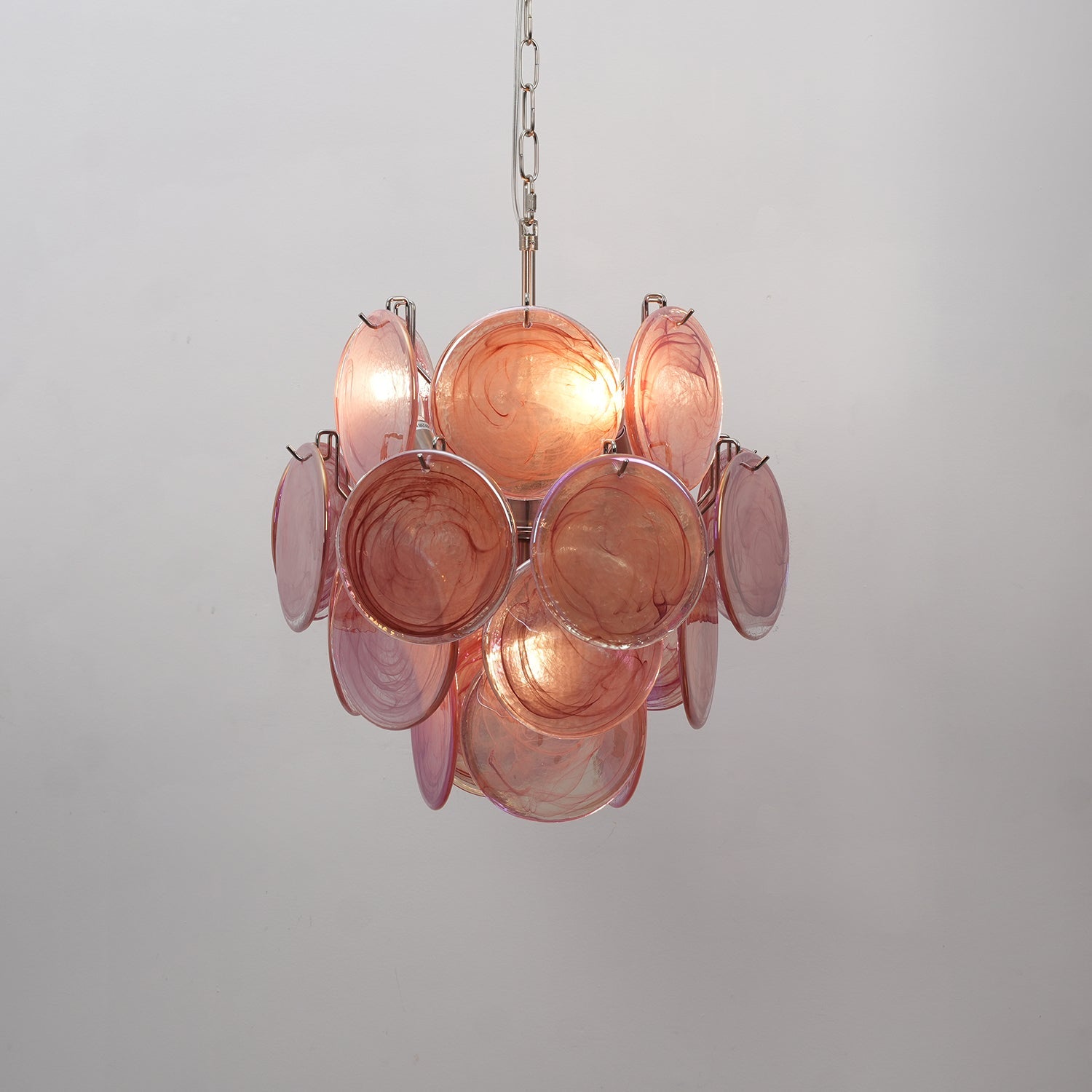 Lunaria Disc Murano Chandelier - Vakkerlight