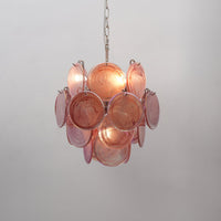 Lunaria Disc Murano Chandelier - Vakkerlight