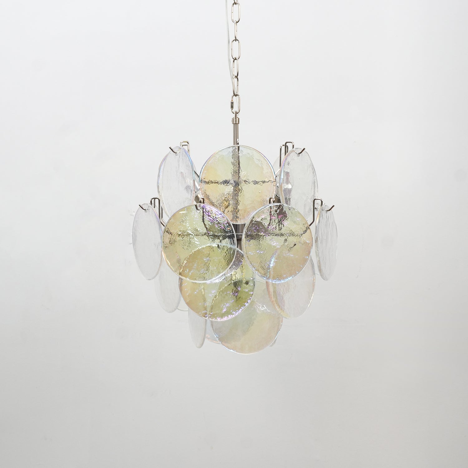 Lunaria Disc Murano Chandelier - Vakkerlight