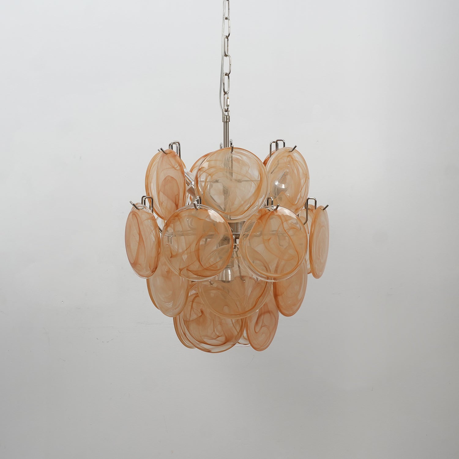 Lunaria Disc Murano Chandelier - Vakkerlight
