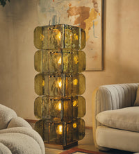 Lush Glass Tower Floor Lamp - Vakkerlight