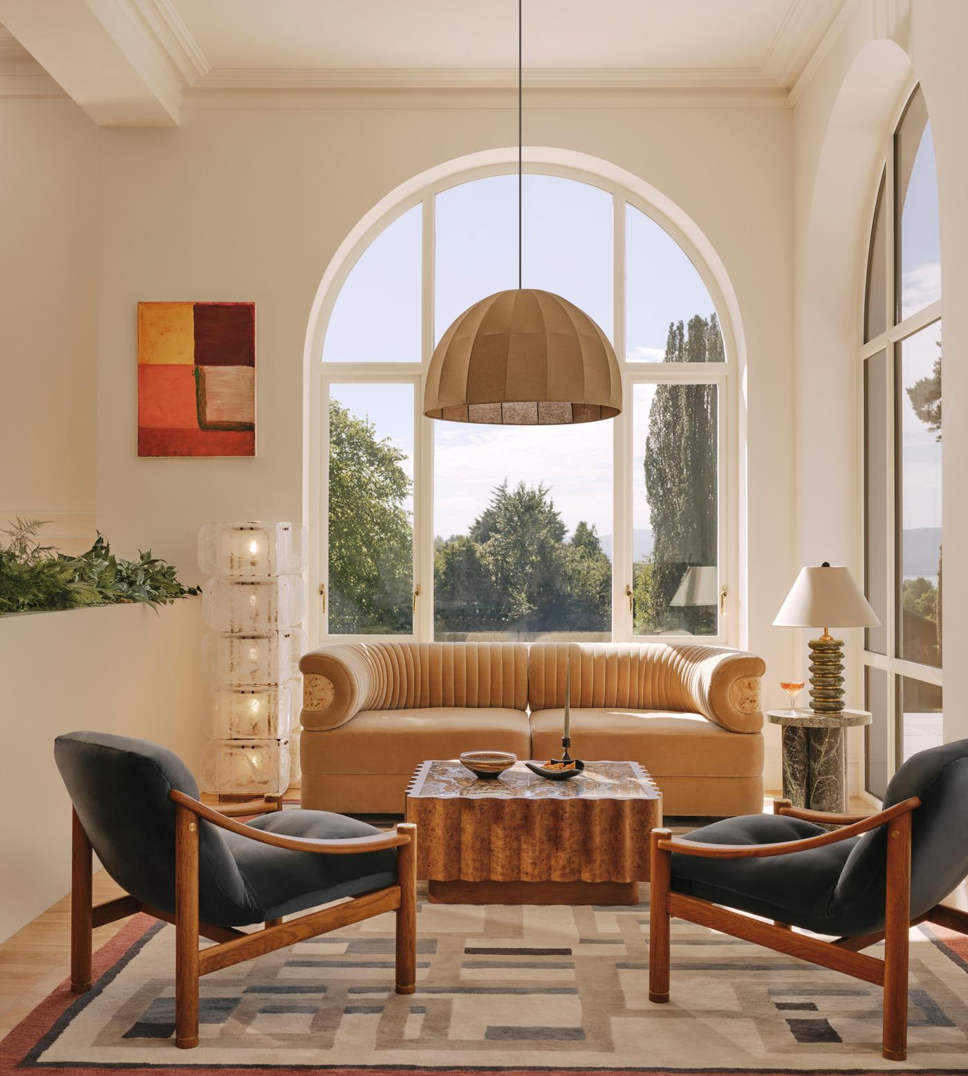 Lush Glass Tower Floor Lamp - Vakkerlight