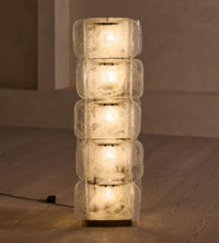 Lush Glass Tower Floor Lamp - Vakkerlight
