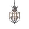 Lustre Retro Cage Chandelier, French country style, suitable for living room and dining room