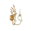 Lydia Crystal Sconces, Neo-classical pastoral style, suitable for bedrooms and living rooms