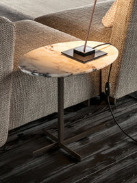 Marble Accent Side Table - Vakkerlight
