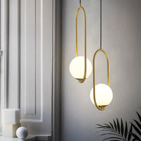 Mila Brass Pendant Swag Light - Vakkerlight