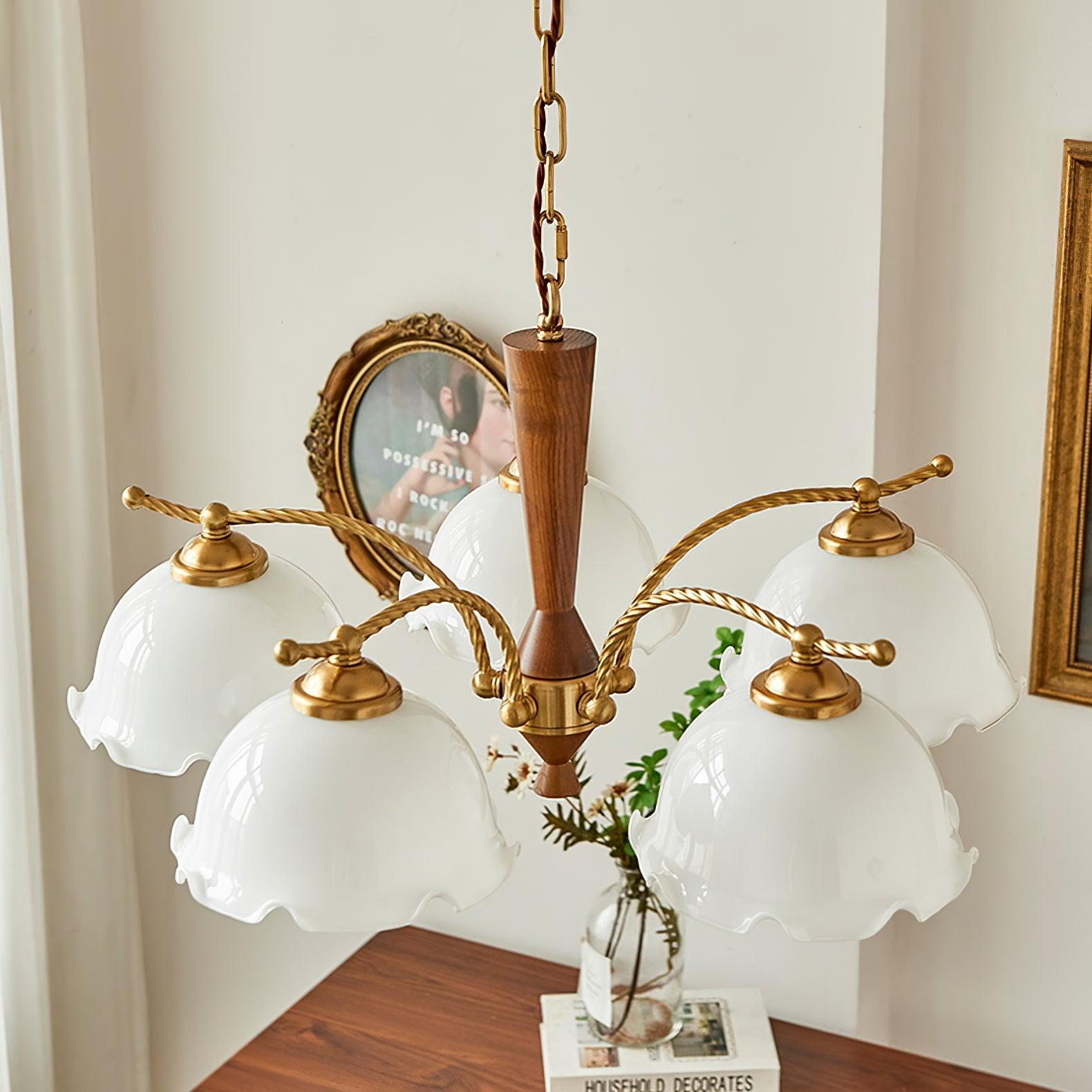 Milky Flower Chandelier - Vakkerlight