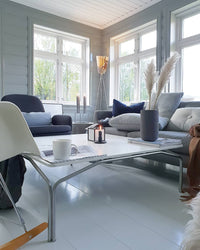 Modern Oslo Wood Floor Lamp - Vakkerlight