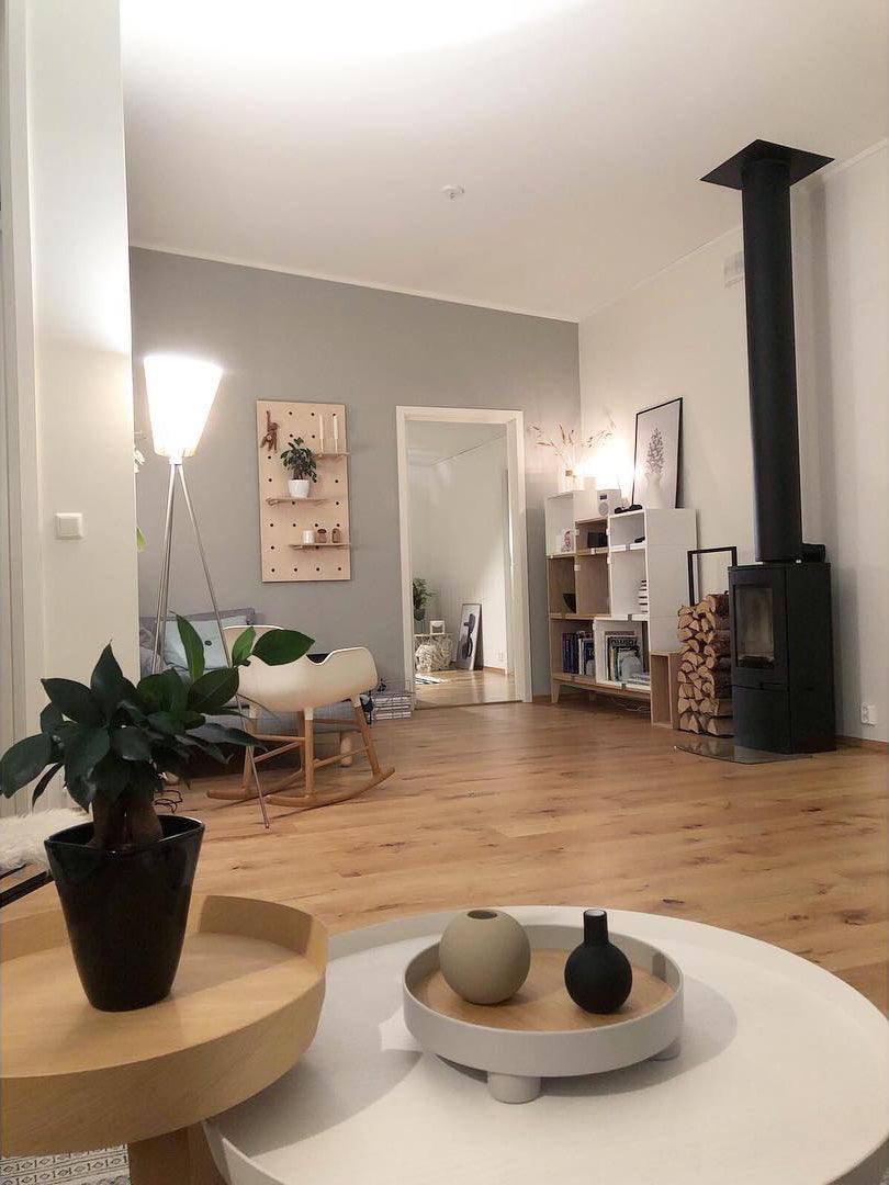 Modern Oslo Wood Floor Lamp - Vakkerlight