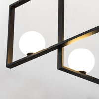 Mondrian Glass Ceiling Light - Vakkerlight