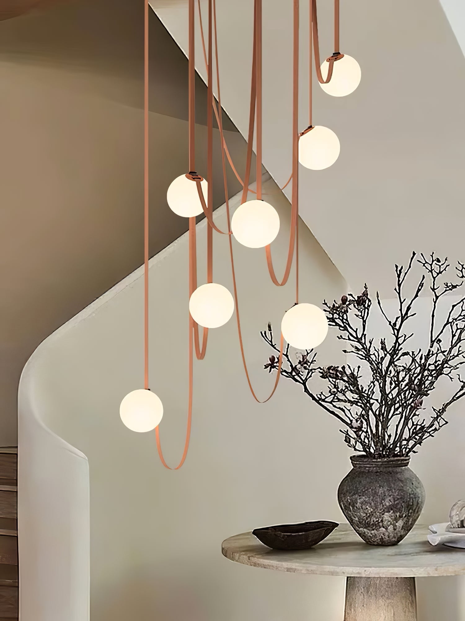 Multiple Belt Art Pendant Light - Vakkerlight