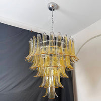 Amber Murano Glass Petals Chandelier - Vakkerlight
