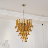 Murano Amber Lily Chandelier - Vakkerlight