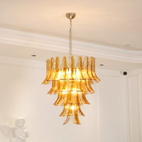 Murano Amber Lily Chandelier - Vakkerlight