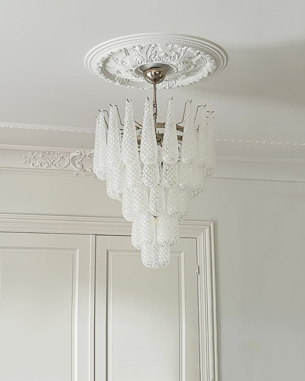 Murano Glass Droplet Chandelier - Vakkerlight