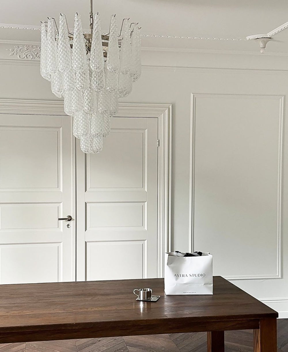 Murano Glass Droplet Chandelier - Vakkerlight
