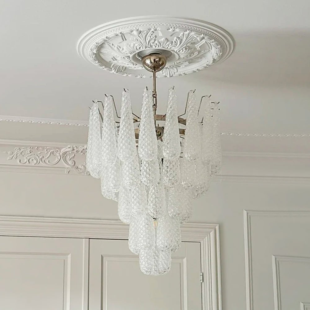 Murano Glass Droplet Chandelier - Vakkerlight