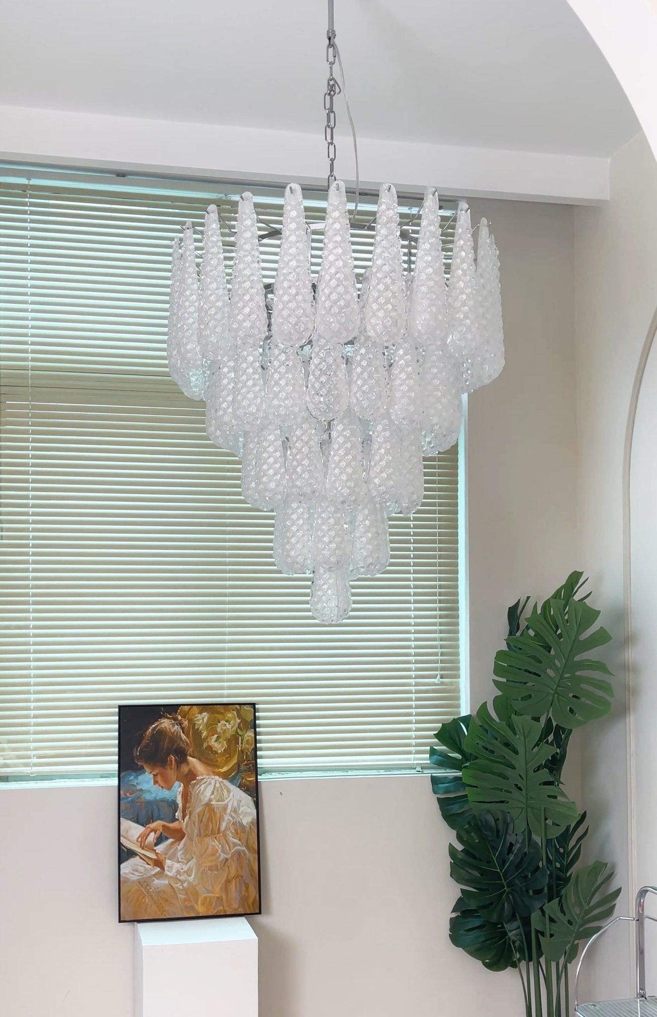 Murano Glass Droplet Chandelier - Vakkerlight