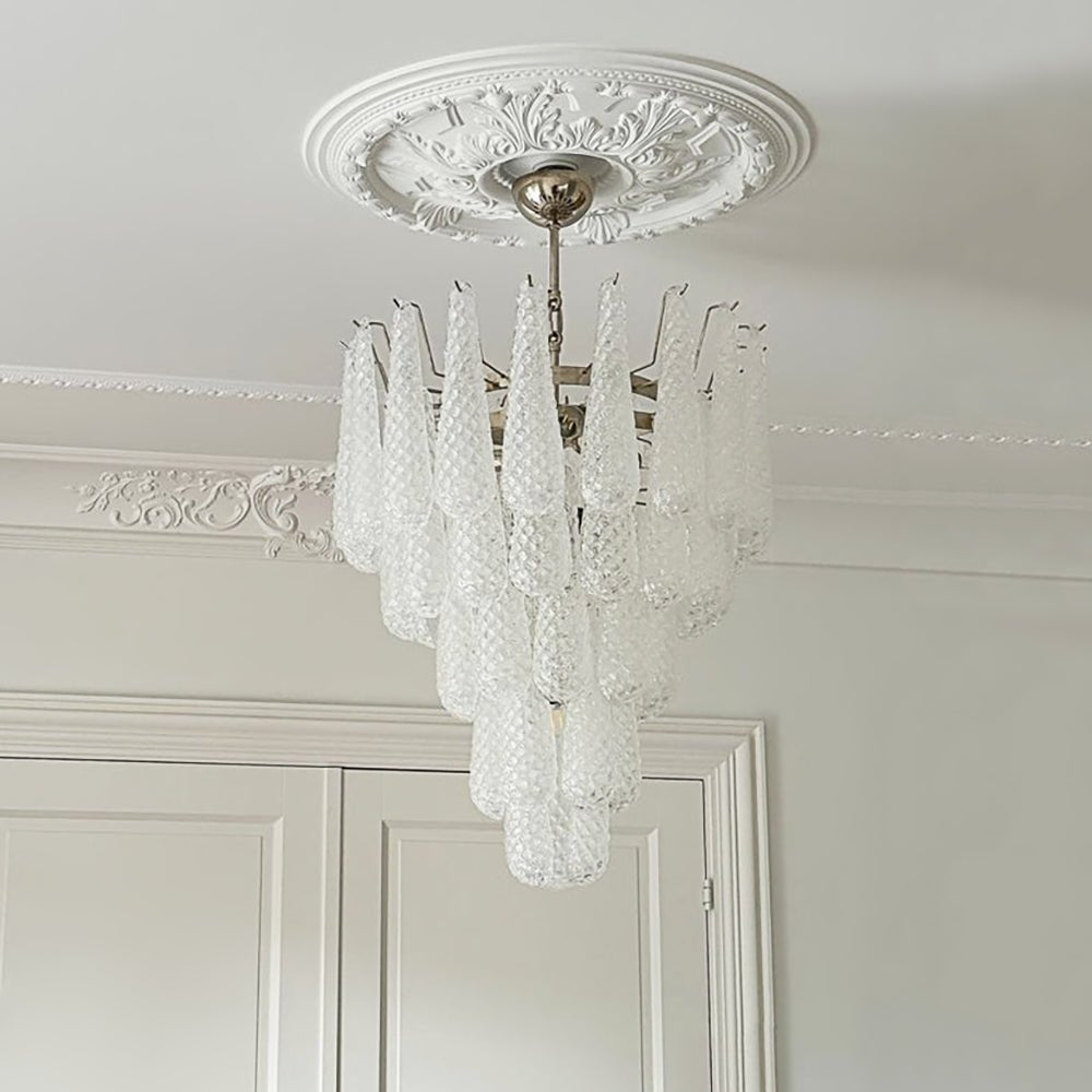 Murano Glass Droplet Chandelier - Vakkerlight