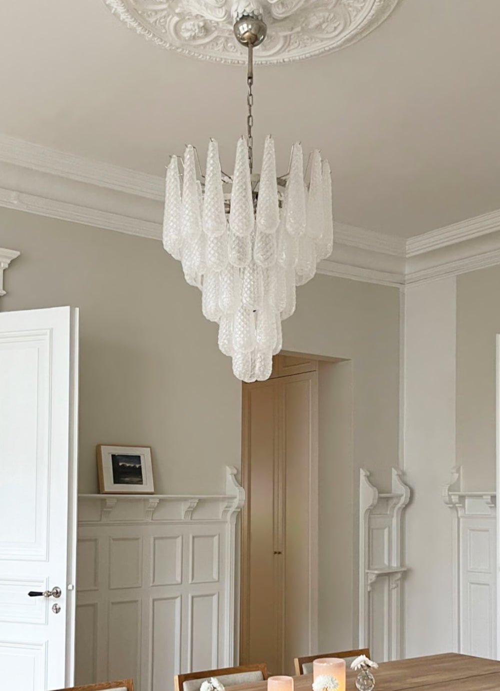 Murano Glass Droplet Chandelier - Vakkerlight