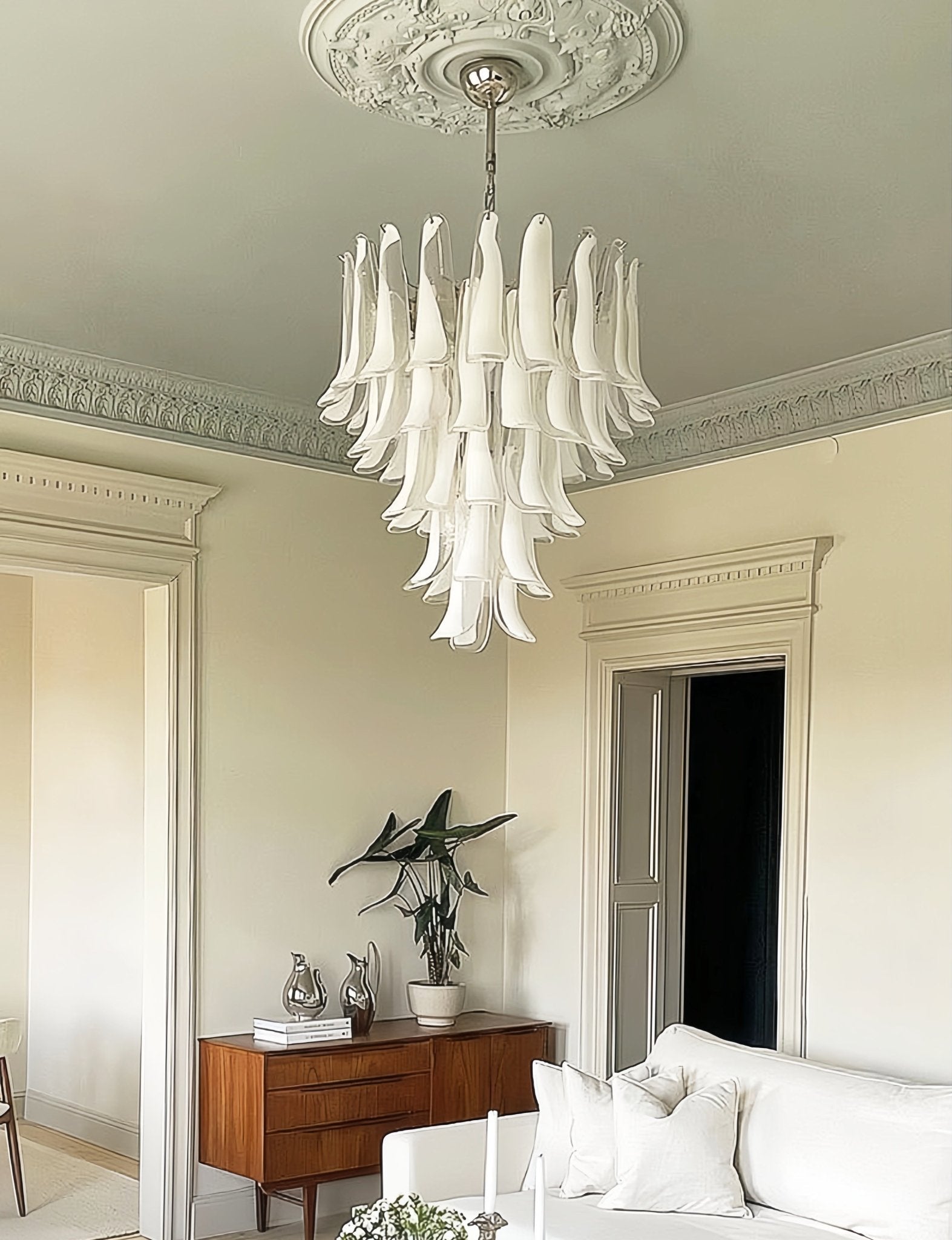 Murano Glass Petals Chandelier - Vakkerlight