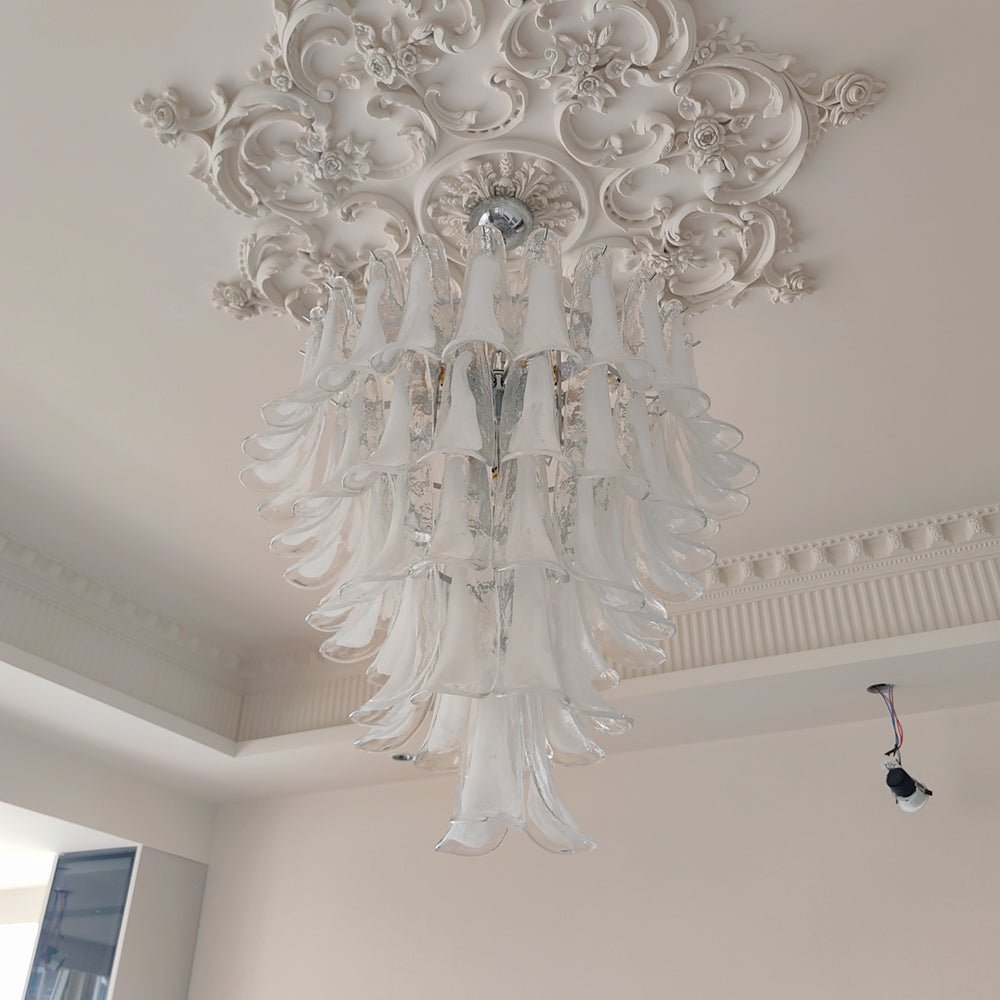Murano Glass Petals Chandelier - Vakkerlight