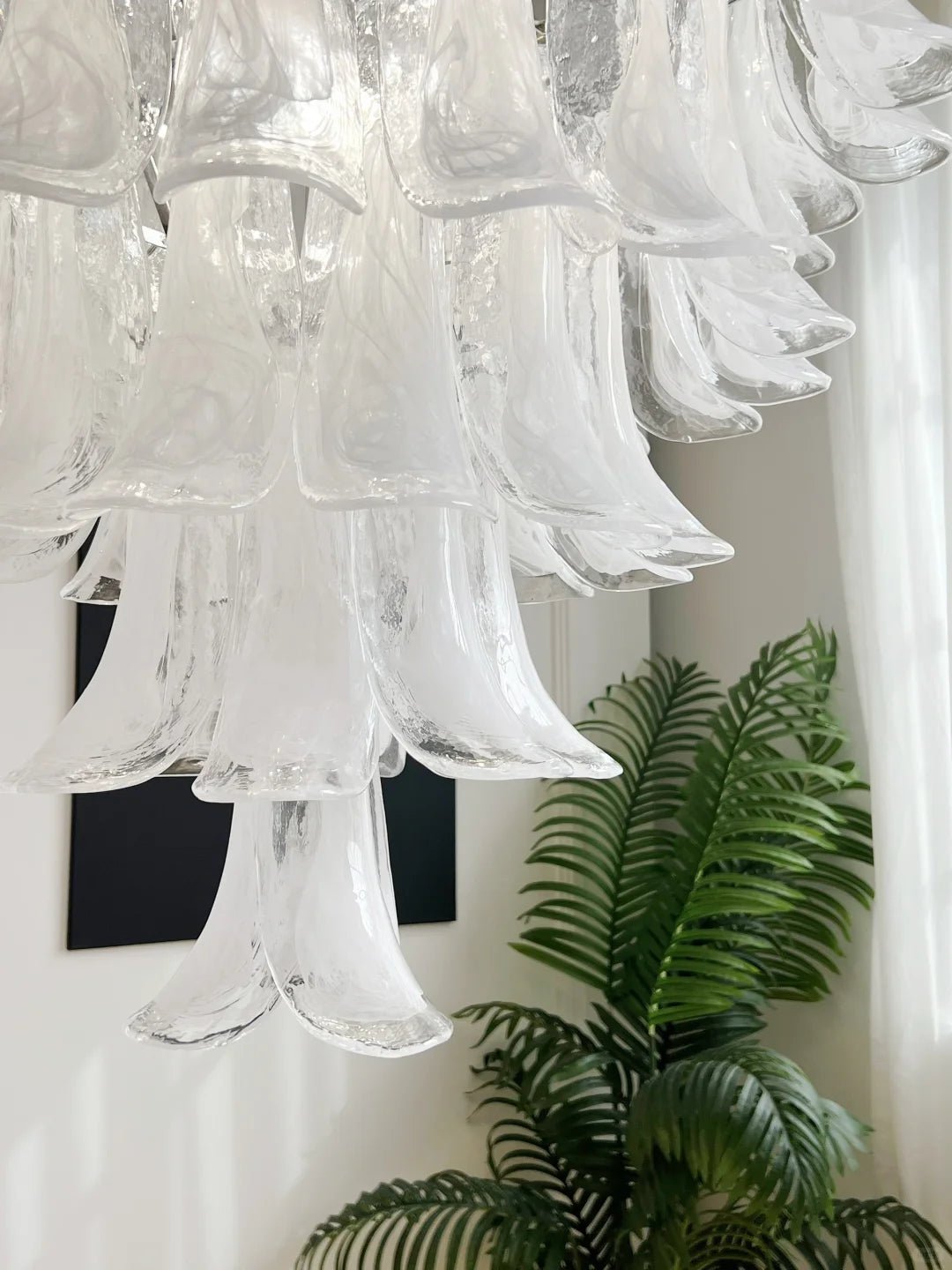 Murano Glass Petals Chandelier - Vakkerlight