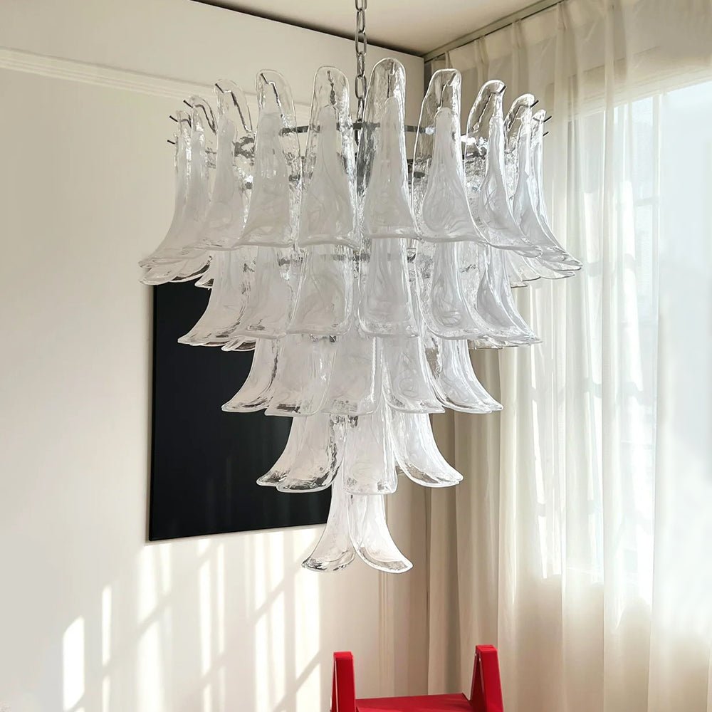 Murano Glass Petals Chandelier - Vakkerlight