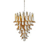 Murano Petal Chandelier, Italian vintage luxury style, suitable for high-ceilinged living rooms and entrance halls