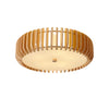 Wooden strip frame Oakflare Ceiling Lamp, Modern minimalist Scandinavian style, suitable for bedrooms and hallways