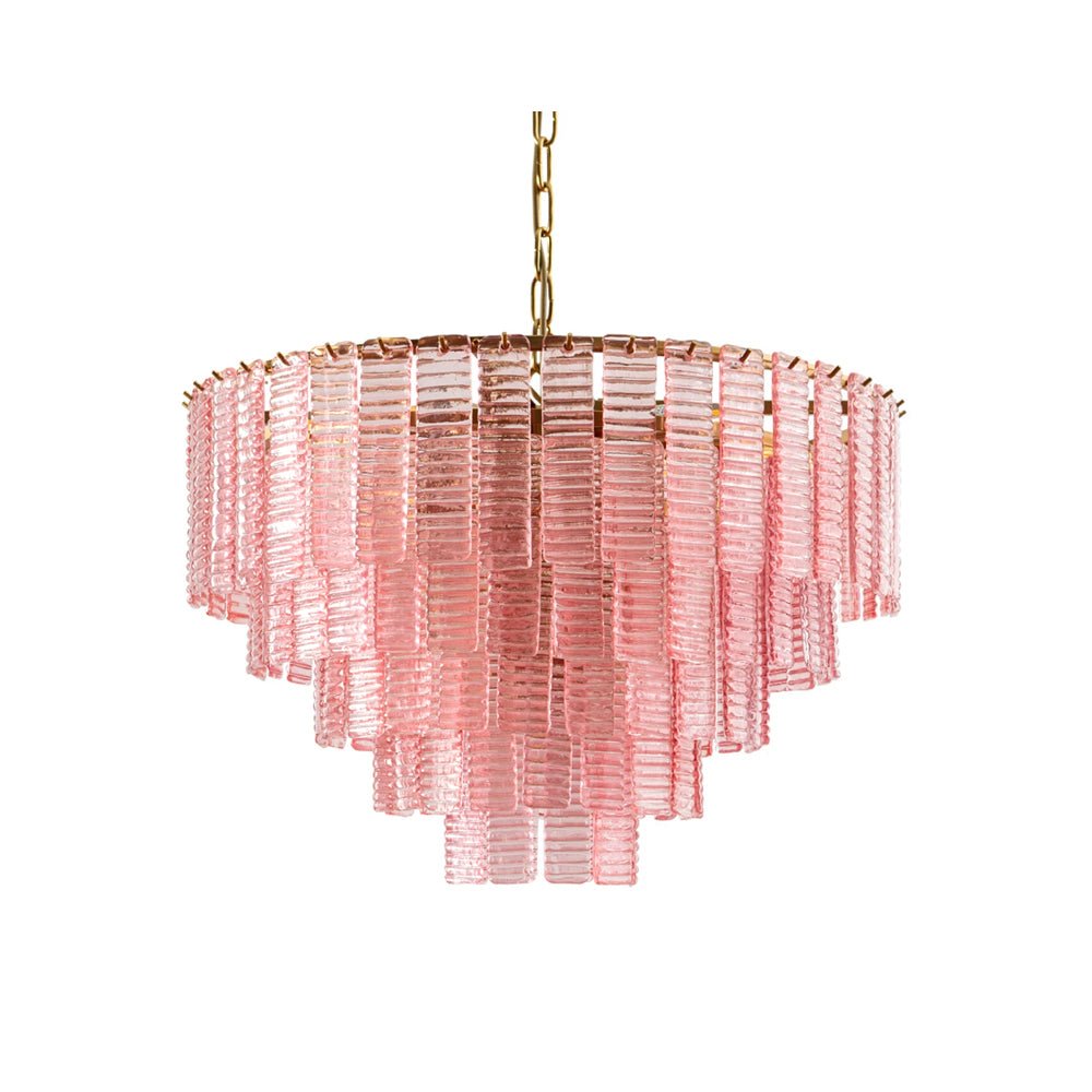 Opalora Pink Murano Chandelier - Vakkerlight