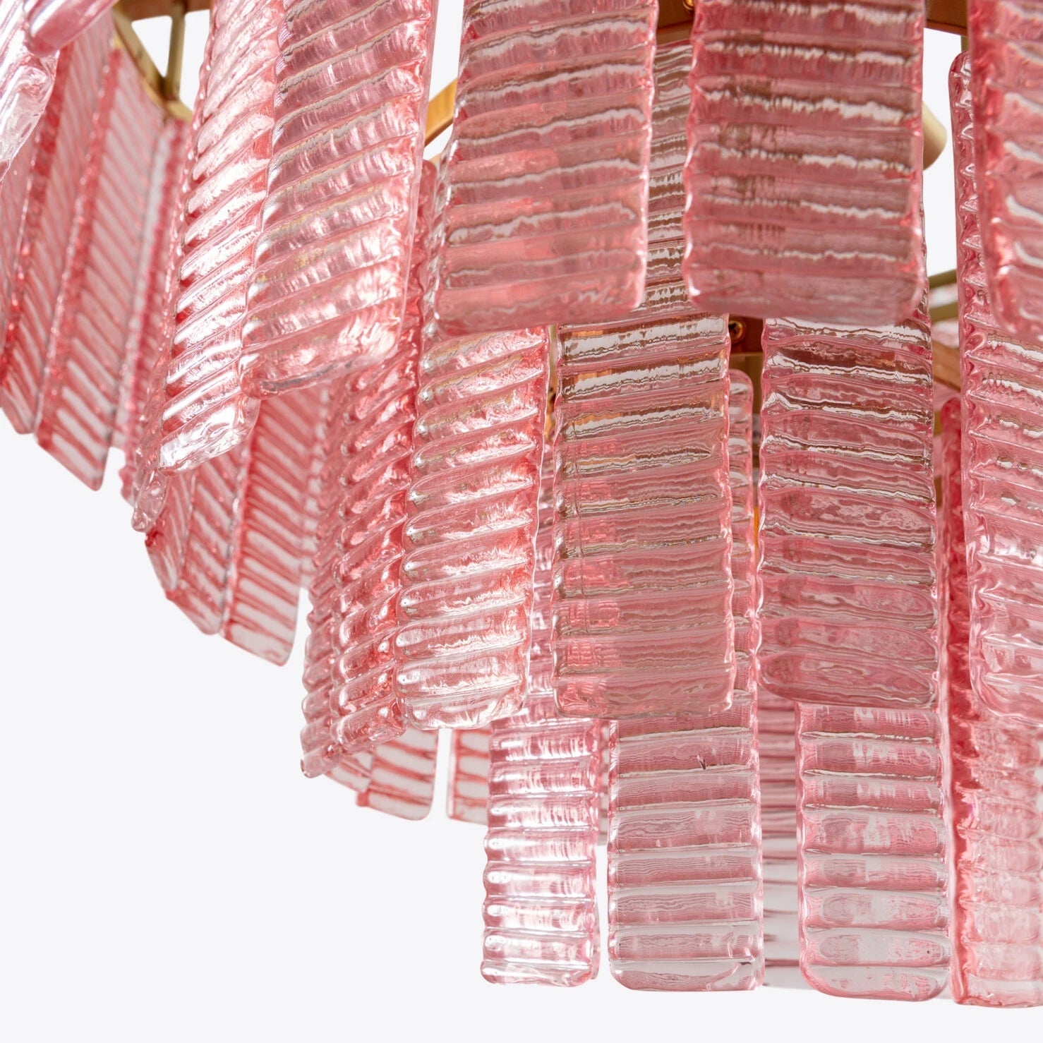 Opalora Pink Murano Chandelier - Vakkerlight