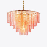 Opalora Pink Murano Chandelier - Vakkerlight