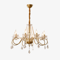 Opulent Pearl Crystal Chandelier - Vakkerlight