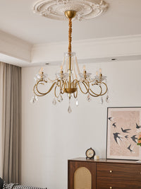 Opulent Pearl Crystal Chandelier - Vakkerlight