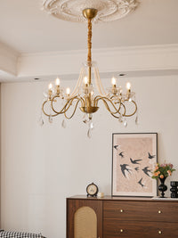 Opulent Pearl Crystal Chandelier - Vakkerlight