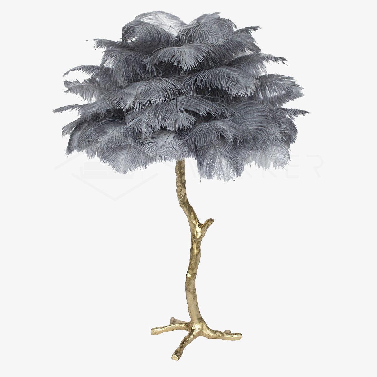 Ostrich Feather Table Lamp - Vakkerlight
