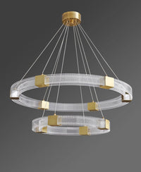 Parallel Ring LED Chandelier - Vakkerlight