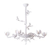 White branch forest Passera Chandelier, naturalistic style, suitable for living room and bedroom