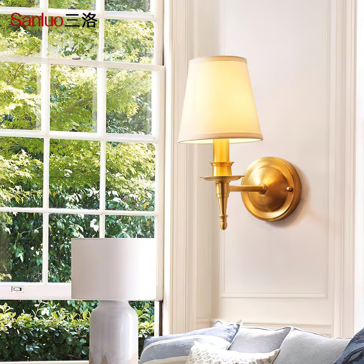 Vakker Limited Payson Brass Wall Lamp — Detail View 13