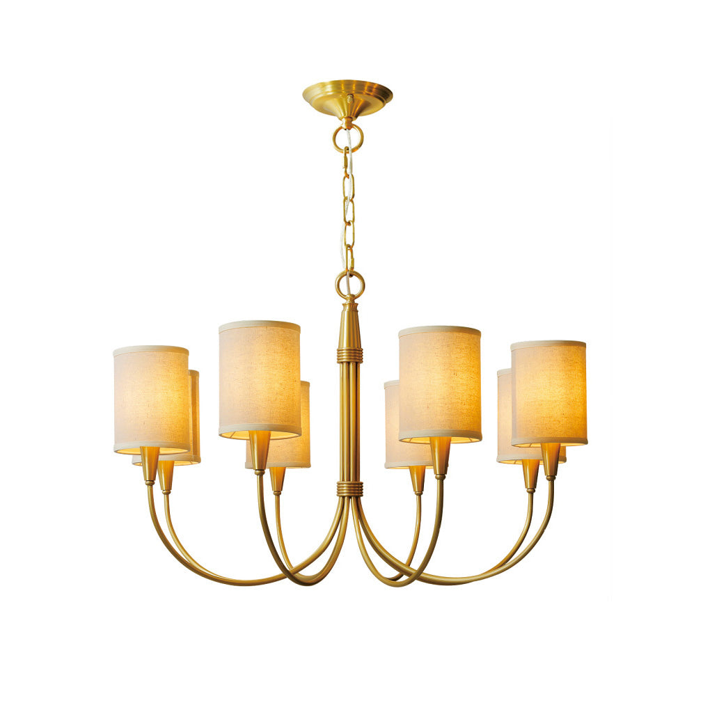 Vakker Limited Brass 5-Light Chandelier — Detail View 14