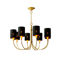 Vakker Limited Brass 5-Light Chandelier — Detail View 8