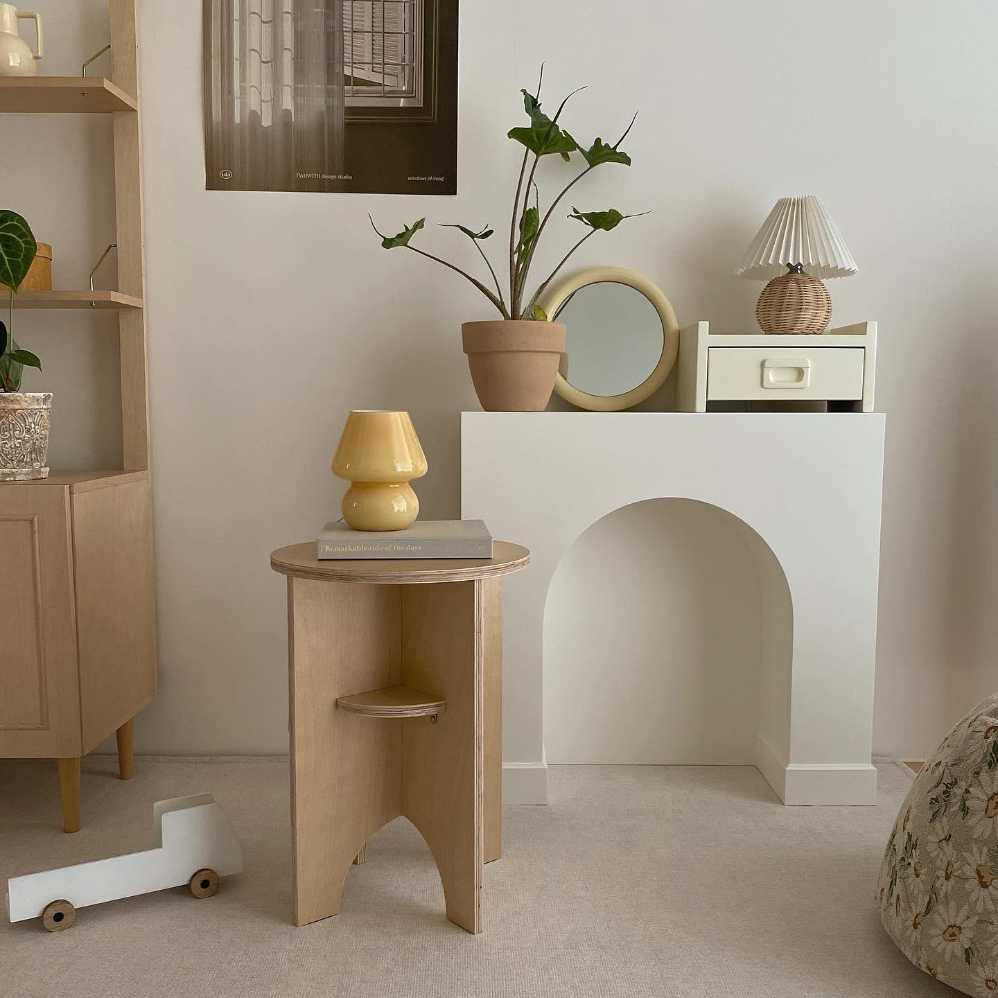 Rattan Pleated Table lamp - Vakkerlight