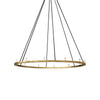 Rennes Round Chandelier, American Modern Light Luxury style, suitable for hotel lobby and high-end restaurant