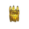 Italy Murano Prismatic Amber Glass Wall Lamp, Hollywood Regency style, Suitable for master bedroom and bathroom