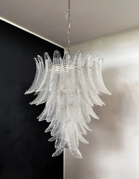 Rosalind Murano Clear Glass Chandelier - Vakkerlight