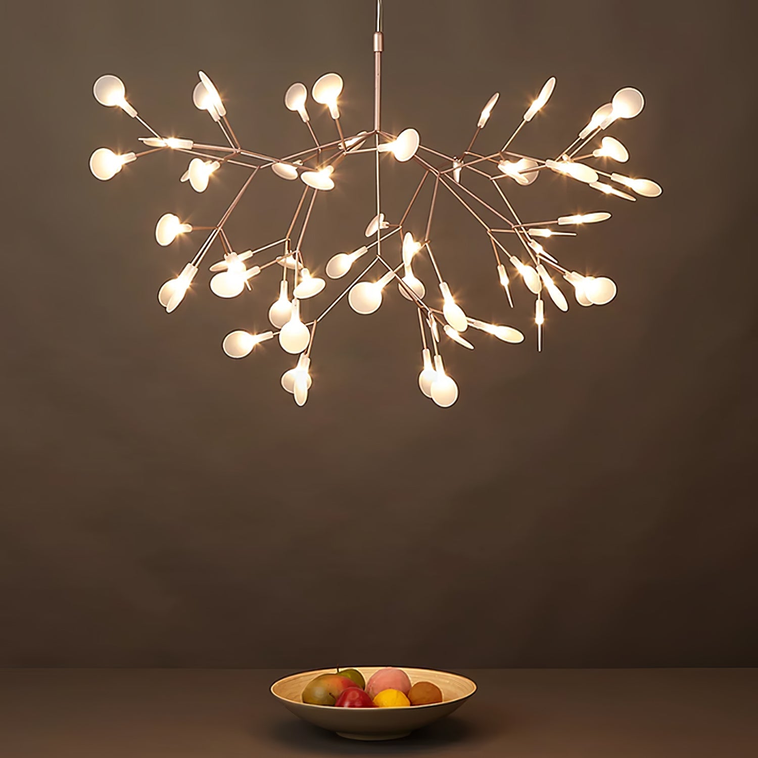 Rose Gold Firefly LED Chandelier - Vakkerlight