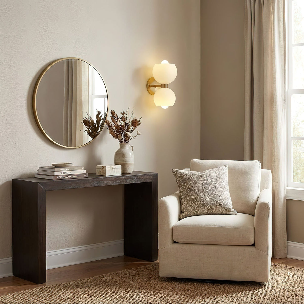 Vakker Limited Betty Pearl Glass Sconce — Detail View 5