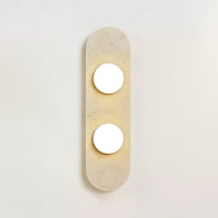 Rounded Travertine Wall Sconce - Vakkerlight